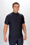 Top Short Sleeve Mock Turtleneck